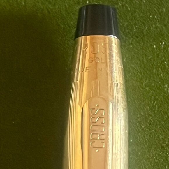 Vintage Cross 12kt Gold-Filled Soft Tip Pen 6604 w/Refills In Box Giftable - Picture 4 of 6